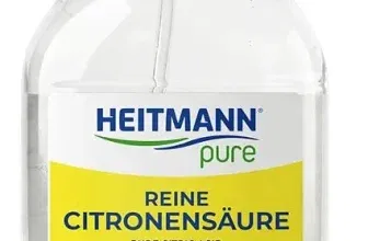 HEITMANN pure Reine Citronensäure (500ml) ab 2,18 € inkl. Prime-Versand