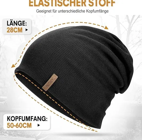Schnäppchen, Deals und Rabattcodes des Tages - Hamuni Slouch Beanies Details