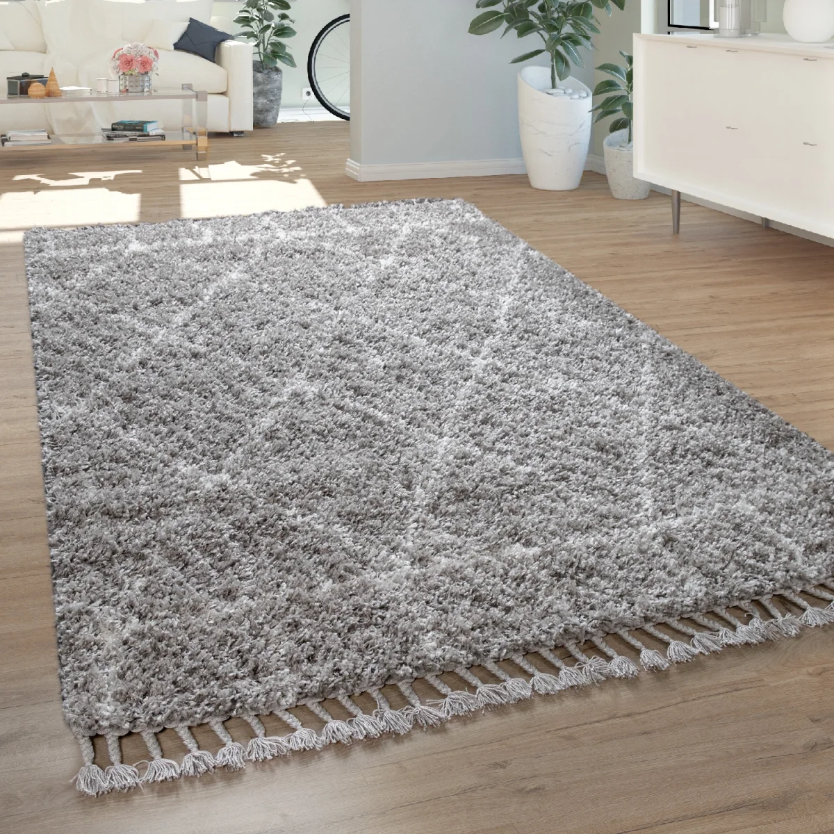 Hochflor-Teppich Nadori (2 Farben, Gr. 160x230cm + andere Größen)