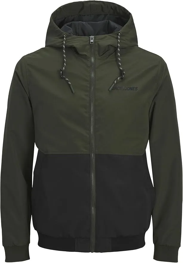 Schnäppchen, Deals und Rabattcodes des Tages - JACK & JONES Herren Jjerush Hood Bomber Noos PLS Bomberjacke