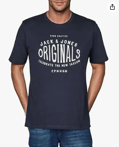 Schnäppchen, Deals und Rabattcodes des Tages - JACK & JONES T-Shirt Herren Regular Fit JJLINO 4er Pack Set Pack Rundhals