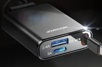 JOYROOM 72W Einziehbares Zigarettenanzünder USB C (72W, 12V/24V USB Adapter) für 4,67 € inkl. Prime-Versand (statt 9,34 €)