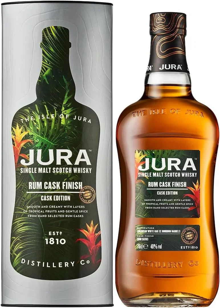 JURA Rum Cask Finish Single Malt Whisky (700ml, 40 % Vol.)