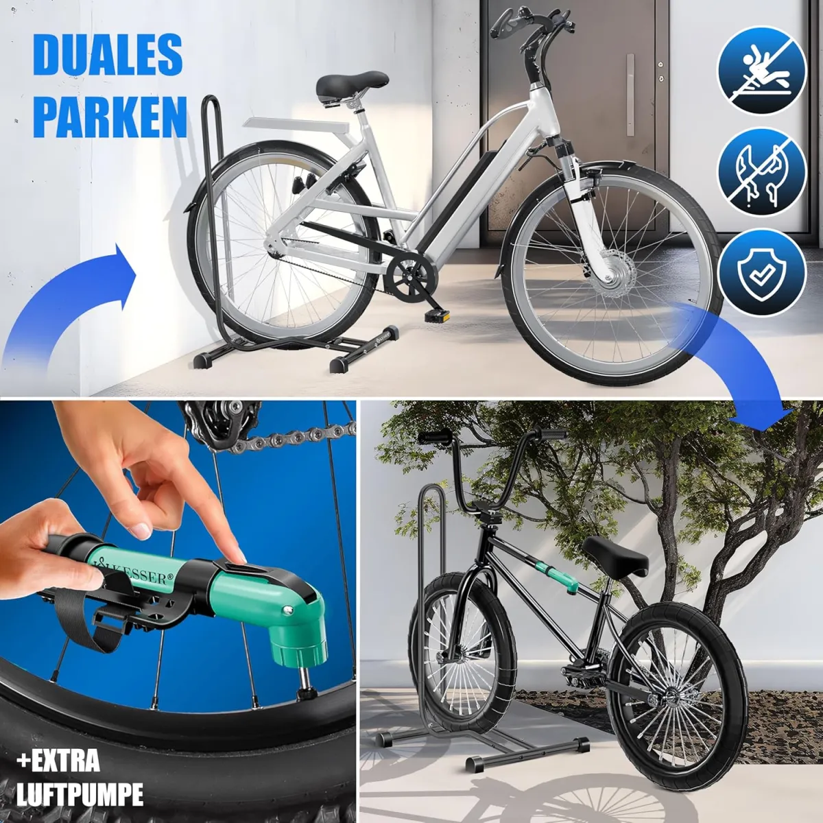 Schnäppchen, Deals und Rabattcodes des Tages - Fahrradständer Boden