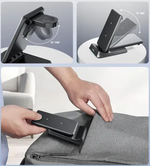 Schnäppchen, Deals und Rabattcodes des Tages - 3-in-1 Ladestation für Samsung Watch und Handy