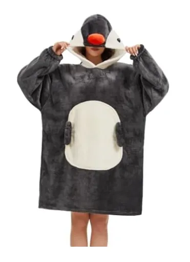 Schnäppchen, Deals und Rabattcodes des Tages: Kuscheldecke zum Anziehen mit Ärmeln und Kapuze