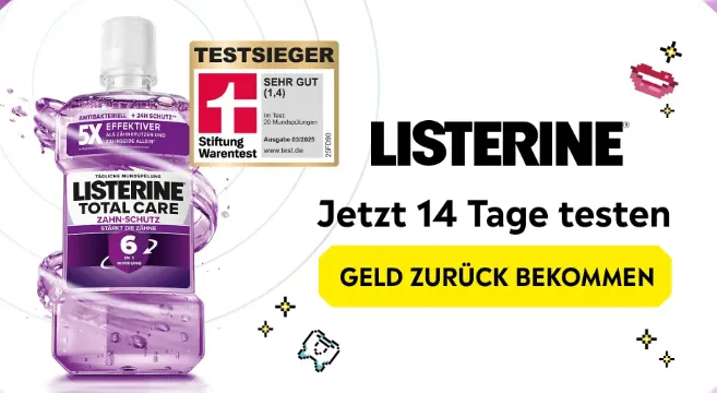 Gratis Testen: Listerine Mundspülung [GzG]