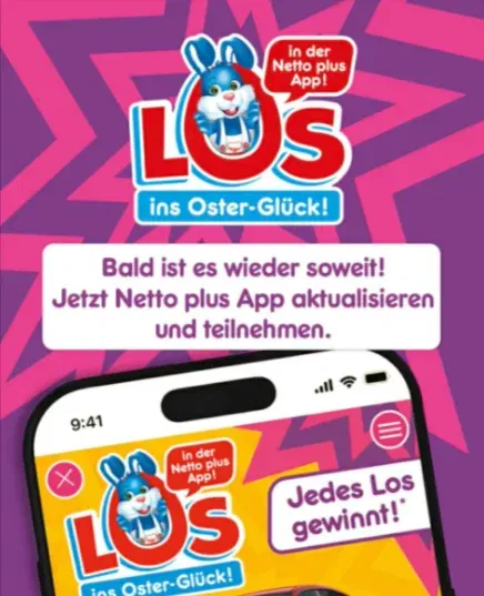 „LOS ins Oster-Glück!“ in der Netto plus App