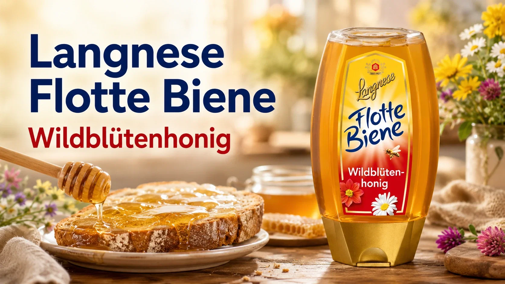 Langnese Flotte Biene Wildblüten-Honig (250g)