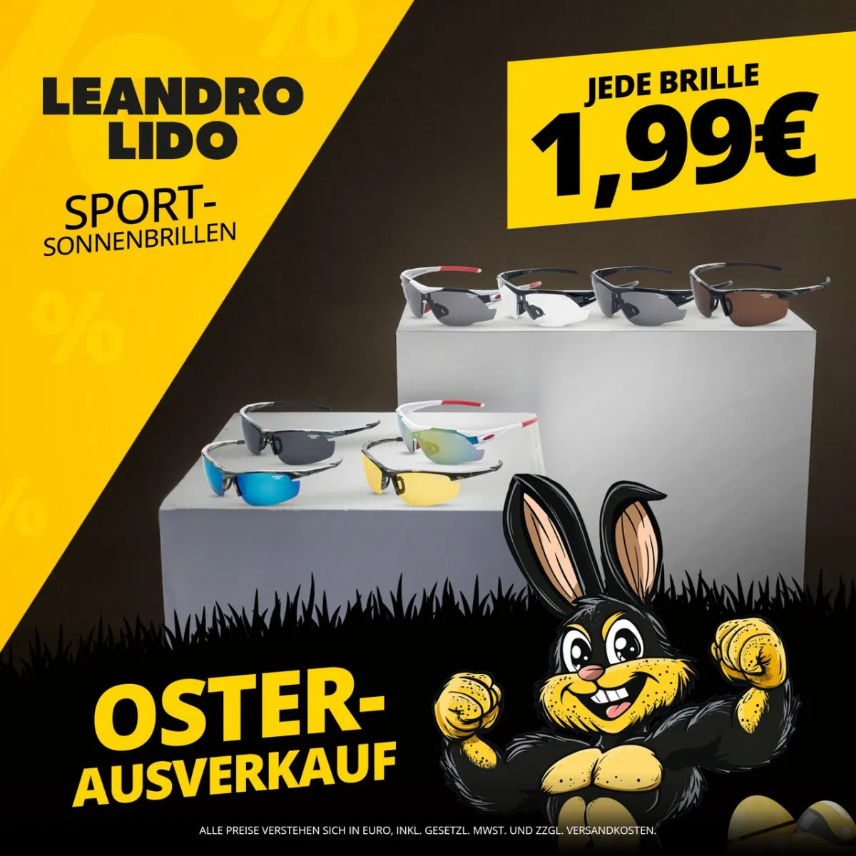 Leandro LIDO Sport Sonnenbrille (8 Farben)