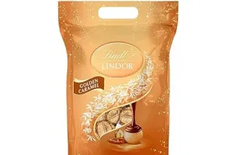 Lindt LINDOR Golden Caramel & Haselnuss (1kg) - Schokolade in Vollmilch-Schokolade