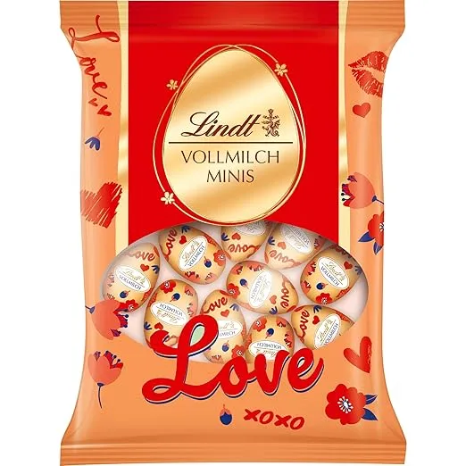 Lindt Schokolade Mini-Eier Vollmilch Message Edition (180g)