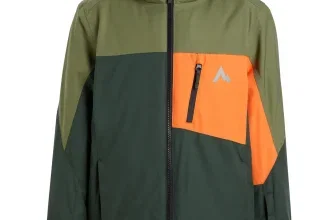 McKINLEY Kids Ski & Freizeitjacke Dorian B 428964-903, grün-orange