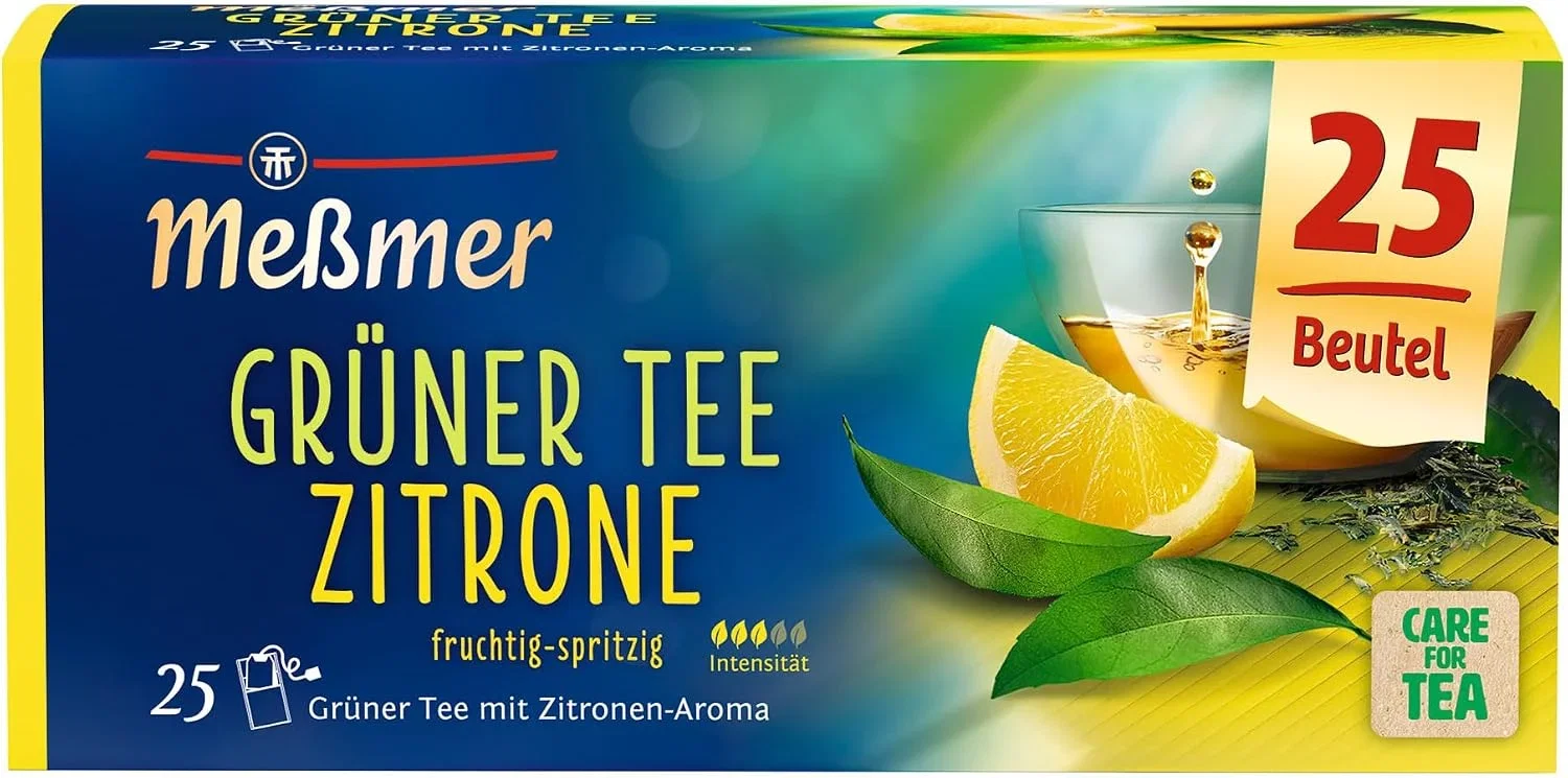 Meßmer Grüner Tee Zitrone 25 Teebeutel