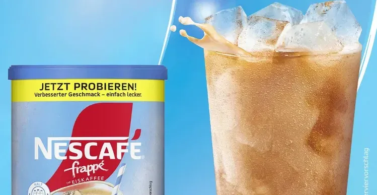 NESCAFÉ frappé Eiskaffee kostenlos testen – Geld-zurück-Aktion für 275-g Dose ab 15.03.