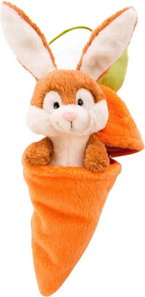 NICI Kuscheltier Hase in Karotte 15 cm