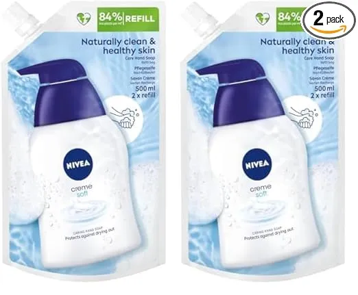 Schnäppchen, Deals und Rabattcodes des Tages - NIVEA Creme Soft Pflegeseife Nachfüllbeutel