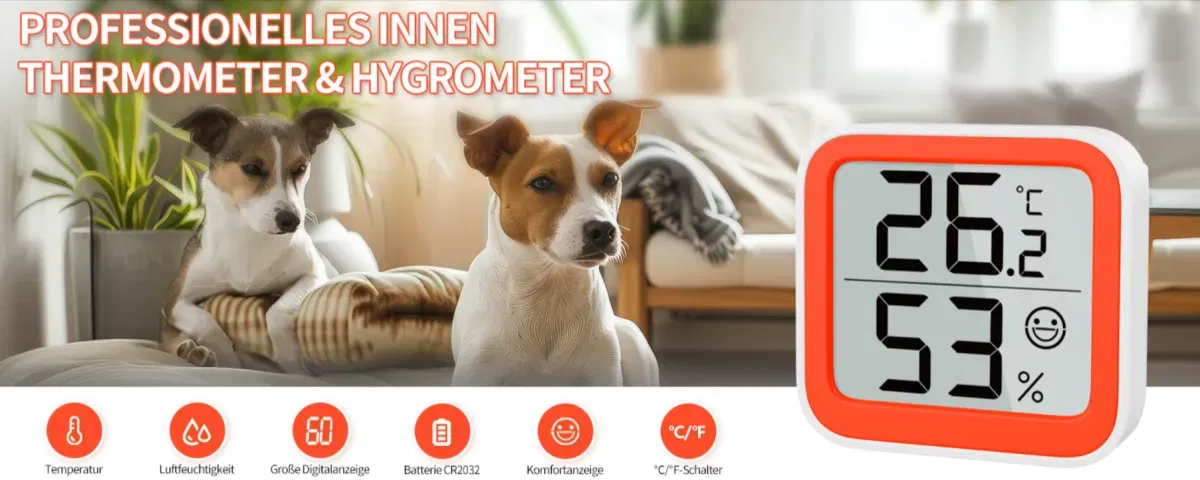 NOKLEAD Thermometer Luftfeuchtigkeitsmesser Schnäppchen, Deals und Rabattcodes des Tages - NOKLEAD Thermometer Luftfeuchtigkeitsmesser