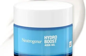 Neutrogena Hydro Boost Aqua Gel in einem blauen Tiegel mit weißem Deckel vor weißem Hintergrund