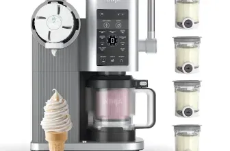 Ninja CREAMi Scoop & Swirl Softeis- und Eismaschine Family Pack NC701EU2CUP