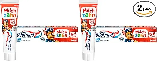 Schnäppchen, Deals und Rabattcodes des Tages - Odol med3 Zahnpasta für gesunde Milchzähne bis 6 Jahre