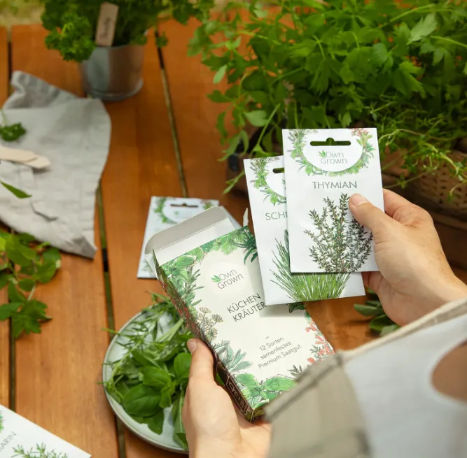 OwnGrown Kräuter Samen Set Garten und Küchenkräuter (12 Sorten)