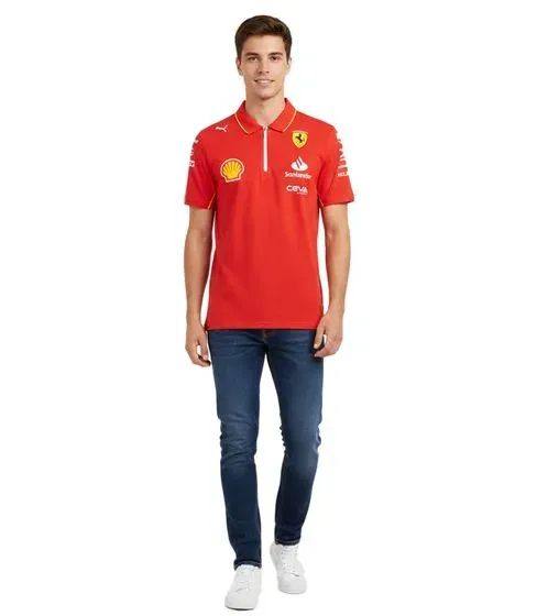 PUMA X Scuderia Ferrari F1 Herren Polo-Shirt 701228000 001 (Gr. S bis XL) für 21,98 € inkl. Versand (statt 49,99 €)