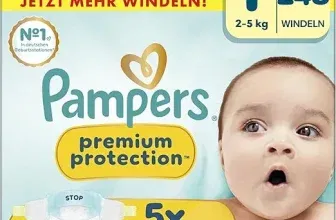 Pampers Premium Protection Windeln Monatspackung (Gr. 1 bis 7) ab 33,99 € inkl. Prime-Versand