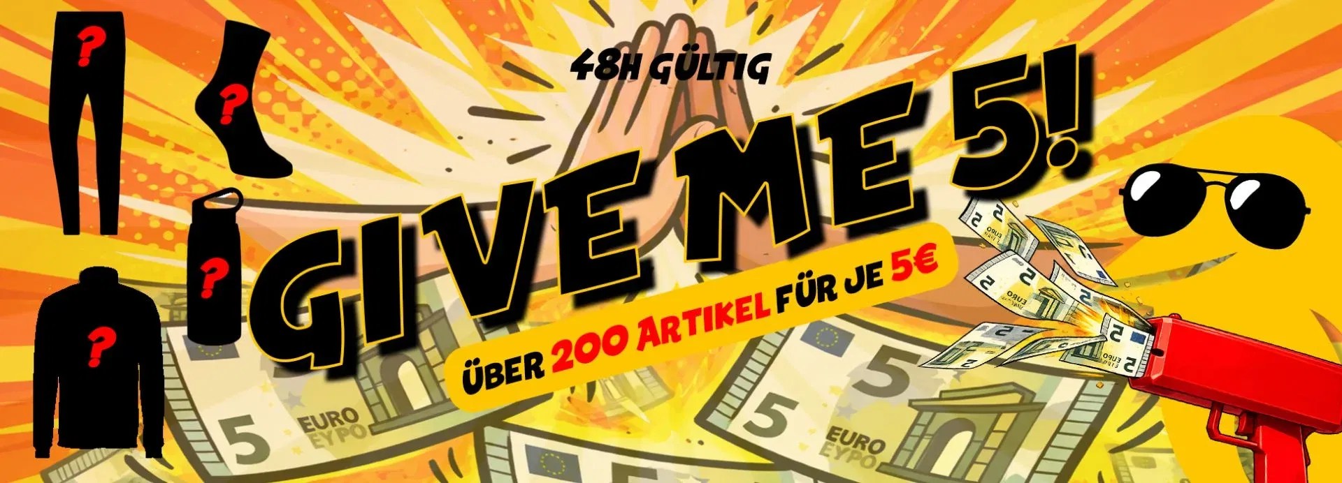 Picksport: Über 200 Artikel für je 5 € zzgl. Versand