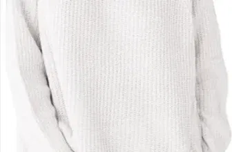 Oversized Pulloverkleid für Damen in Weiß