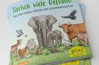 Pixi Buch Tierisch viele Gefühle - Niedliche Tiere und bunte Illustrationen