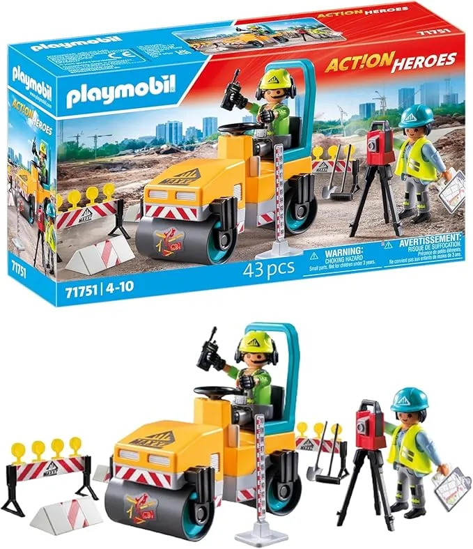 Playmobil Action Heroes – Straßenbaustelle (71751)
