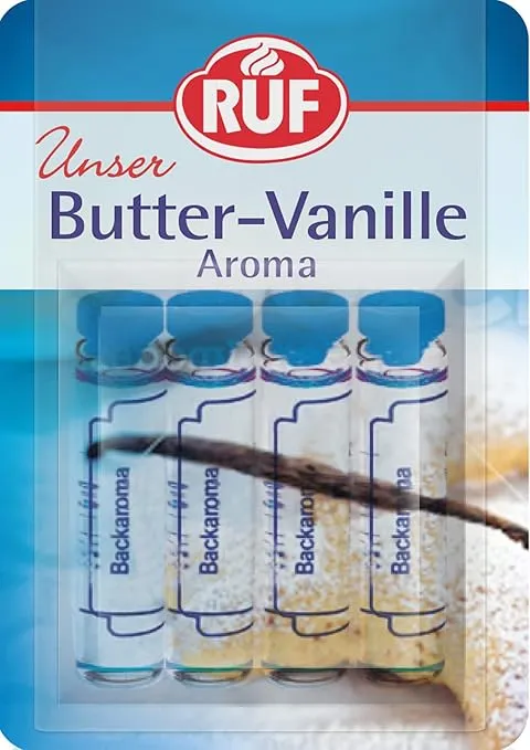 RUF Backaroma Butter-Vanille 4 Fläschchen (4x2g)