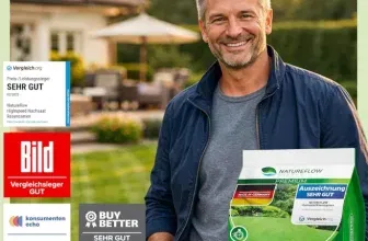 Rasensamen Schnellkeimend Frühjahr (1kg – Rasen & Rasen Nachsaat 40qm)