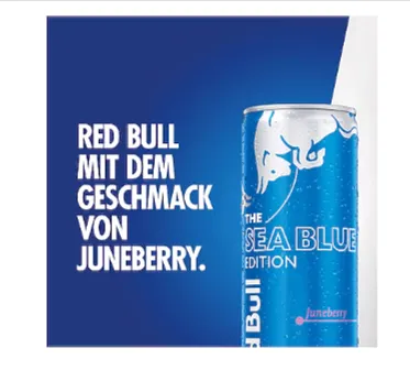 16 Dosen Red Bull Sea Blue Edition Juneberry (4 x 4er Pack)