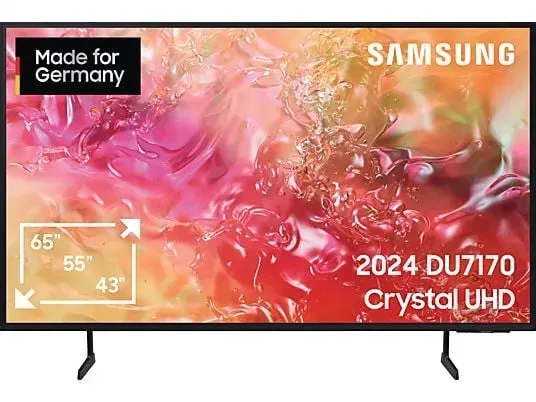 Samsung GU65DU7170U LED TV Flat 65 Zoll  163 cm UHD 4K SMART TV Tizen für 424,15 € (statt 646,00 €)