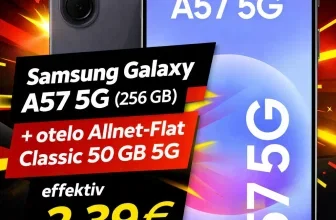 Samsung Galaxy A57 5G 256 GB mit otelo Allnet-flat