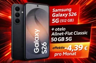 Samsung Galaxy S26 5G (512 GB) in verschiedenen Farben