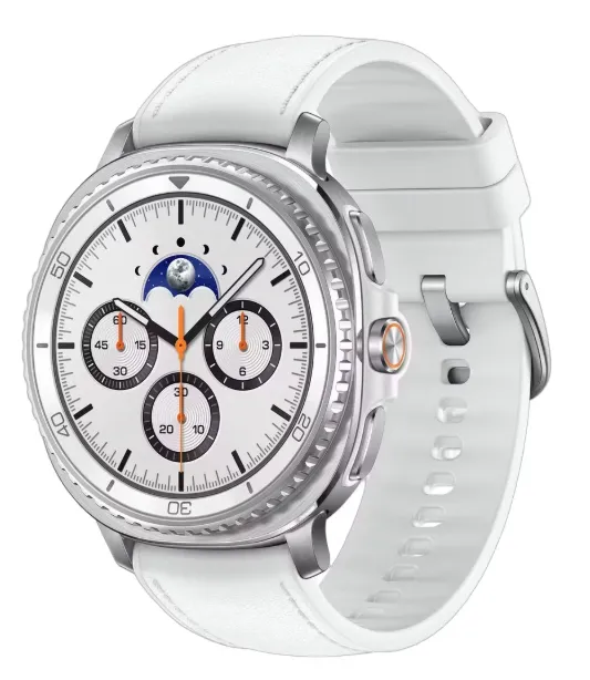 Smartwatch Mit Weißem Armband