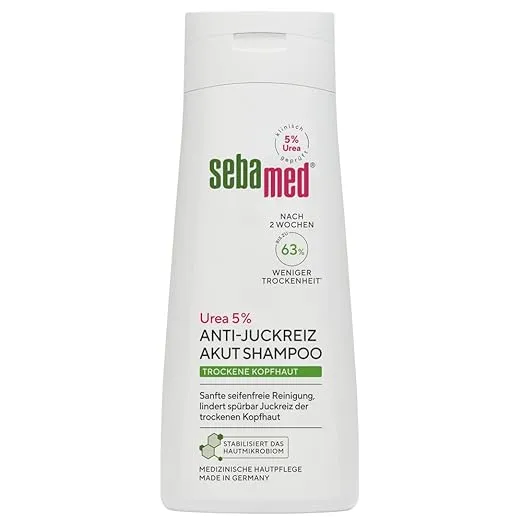 Sebamed 5% Urea Anti-Juckreiz Shampoo bei trockener Kopfhaut (200ml) ab 4,56 € inkl. Prime-Versand