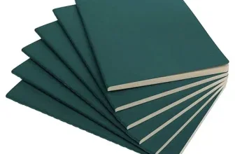 Simply Genius Reisetagebuch Set 6er-Pack, grüne Softcover-Tagebücher