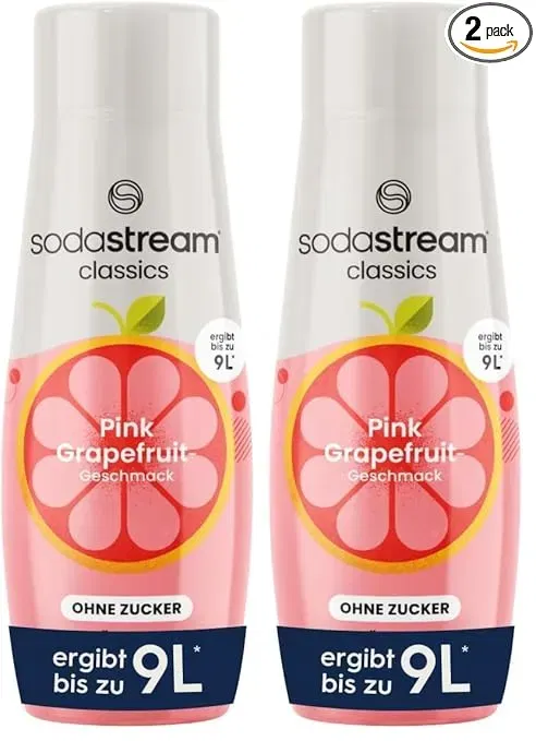 Schnäppchen, Deals Und Rabattcodes Des Tages - Sodastream Sirup Pink Grapefruit Ohne Zucker 2Er Pack