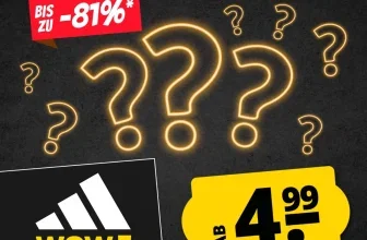 SportSpar Neuheiten Sale: adidas WOW Deals mit bis zu -81% Rabatt, Preise ab 4,99 € zzgl. Versand