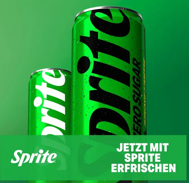 Schnäppchen, Deals und Rabattcodes des Tages - Sprite Limetten Zitronen Erfrischung 24 x 330 ml Dosen