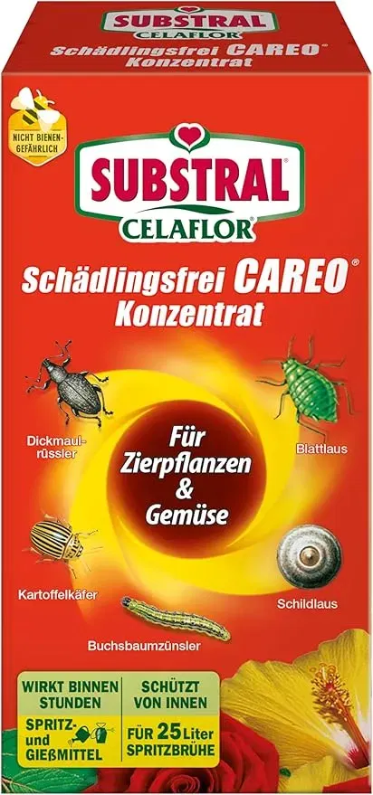 Substral Celaflor Schädlingsfrei Careo Konzentrat für Zierpflanzen & Gemüse (250ml) für 10,99 € inkl. Prime-Versand