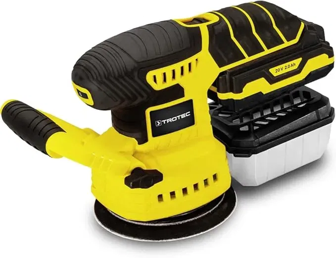 TROTEC Akku Schleifmaschine PESS 10-20V (65 Watt Inkl. Akku und Ladegerät)