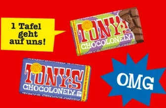 Tony’s Chocolonely Gratis testen 2026: Schokolade kaufen und Geld zurück