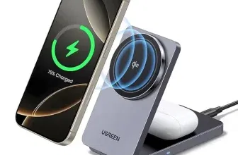 Ugreen MagFlow Qi2 2in1 Ladestation mit MagSafe (15W) für 31,99 € inkl. Prime-Versand