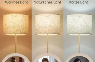 VASAGLE höhenverstellbare Stehleuchte mit Fußtaster und Lampenschirm aus Stoff für 25,99 € inkl. Versand