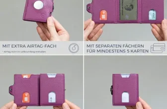 Schnäppchen, Deals und Rabattcodes des Tages - VON HEESN Airtag Slim Wallet mit RFID-Schutz